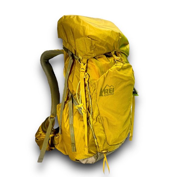 REI CO-OP Flash 55 Pack Women's Hiking Trekking Outdoor Travel Backpack Olive - Picture 1 of 11
